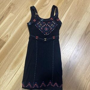 Free People Black bodycon dress